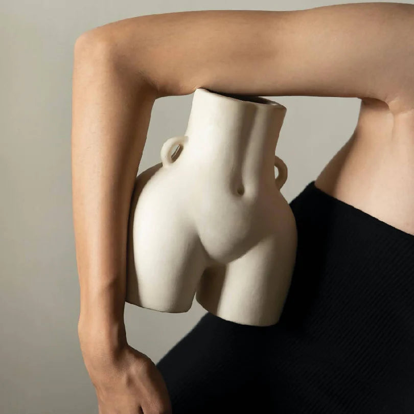 HER – Sculptural Ceramic Vase by Osmos Studio