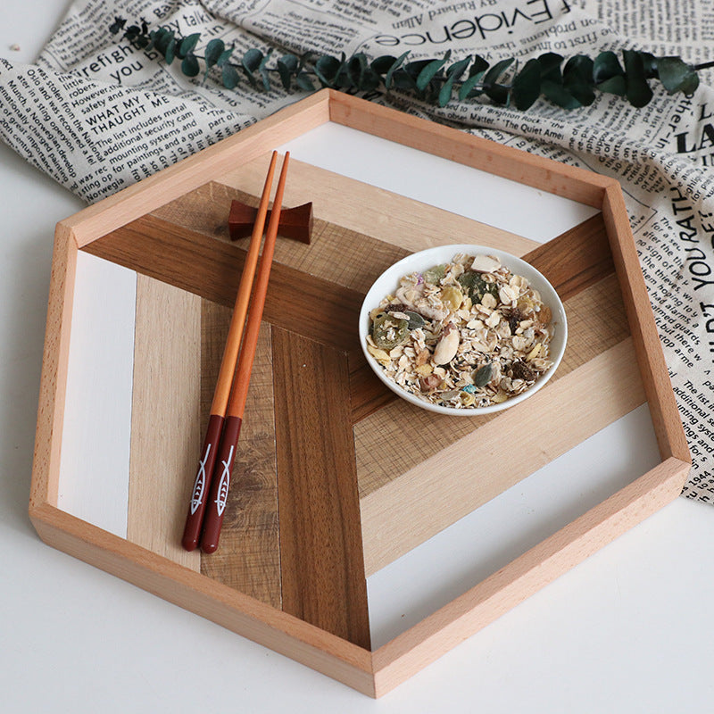 Minimalist Marble-look Vanity Tray – Sleek Organizer for Any Space